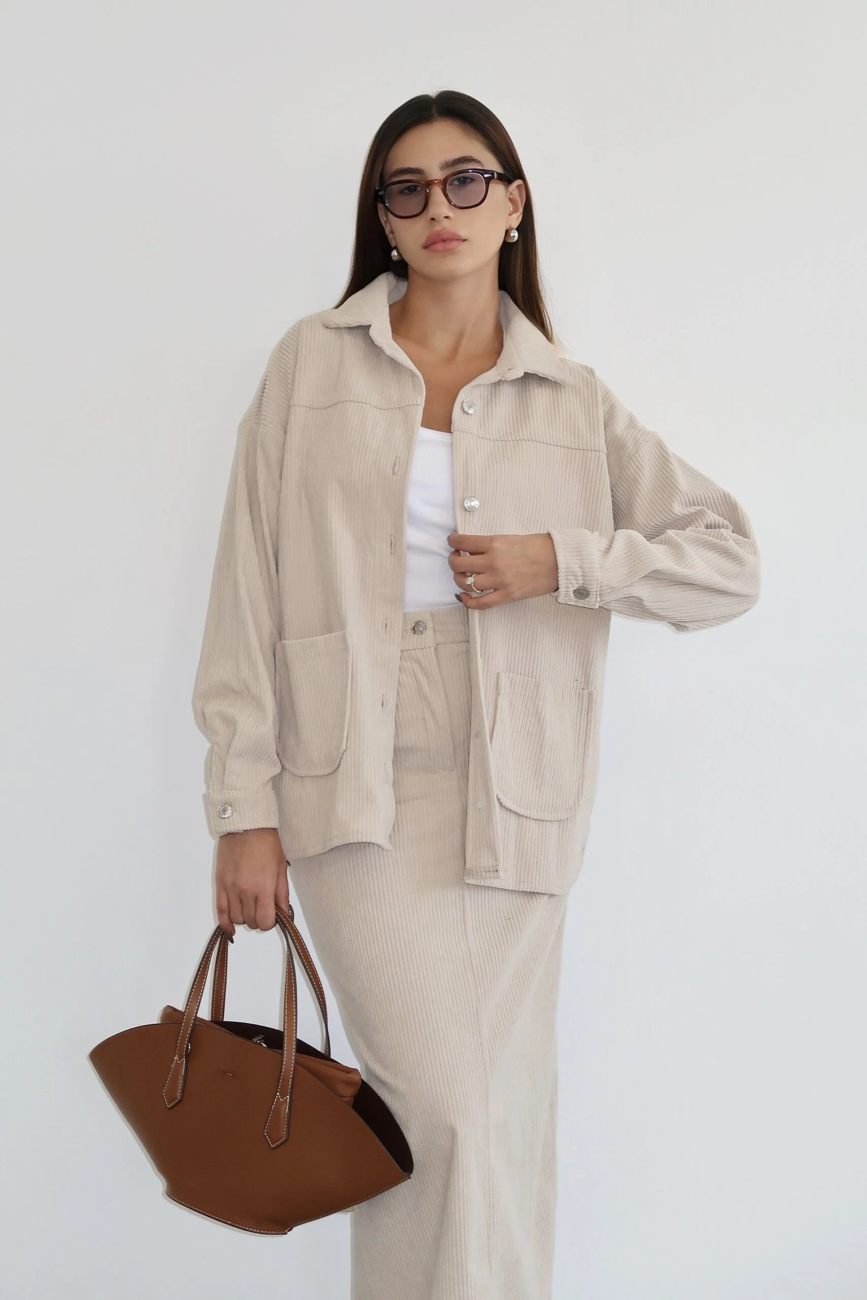 IMG_1805 Corduroy Suit - Cream - Image 1