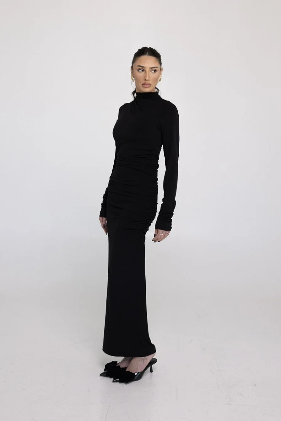 IMG_4924 Kivutzim Dress - Black - Image 1