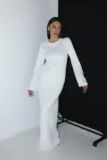 Tayla Dress - White - Image 2