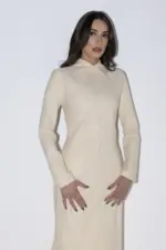 ⁦שמלת קרלה קרם⁩ – תמונה ⁦4⁩