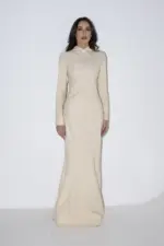 ⁦שמלת קרלה קרם⁩ – תמונה ⁦3⁩