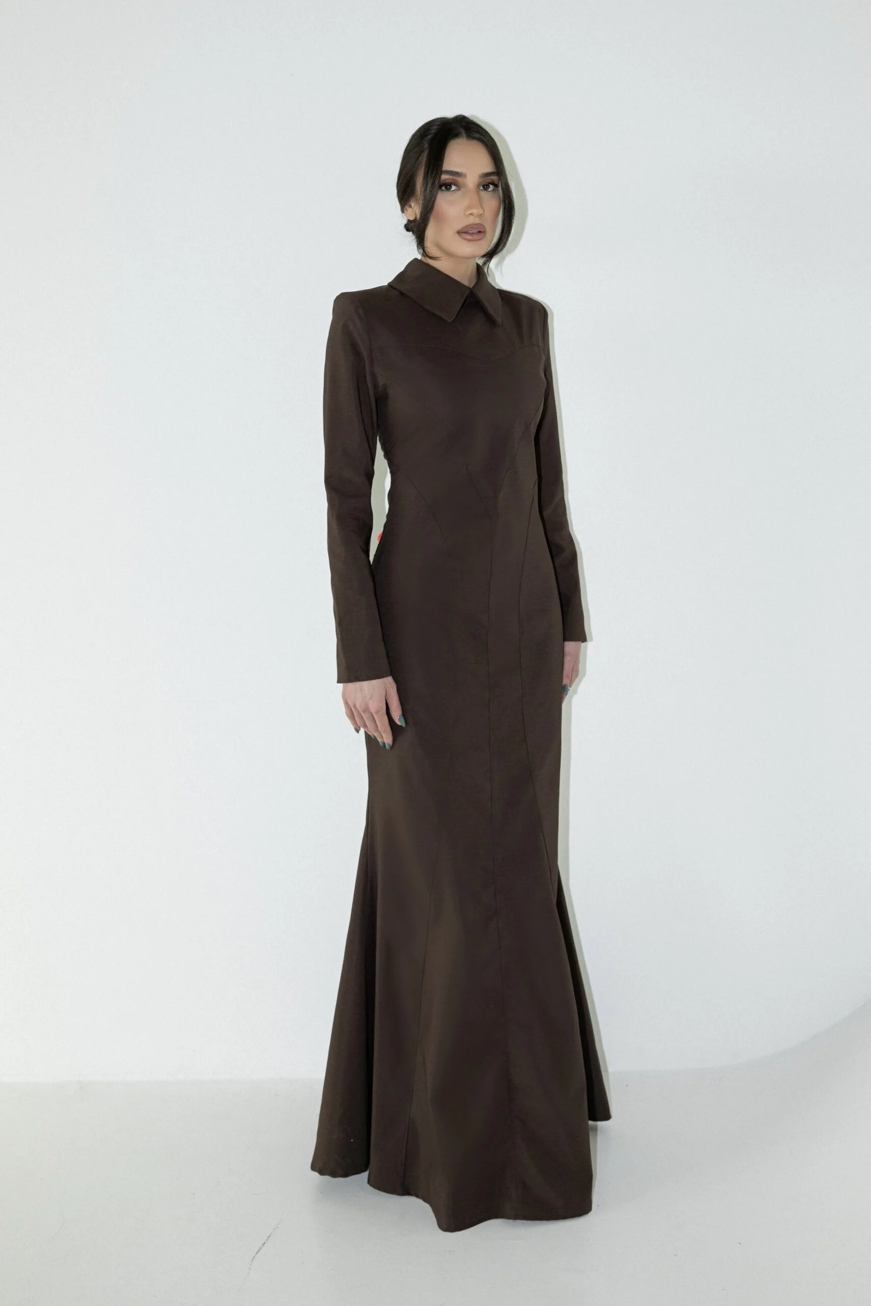 Facetune_25-02-2025-12-57-21 Carla Dress - Brown - Image 1