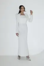 ⁦שמלת יאן לבן⁩ – תמונה ⁦2⁩