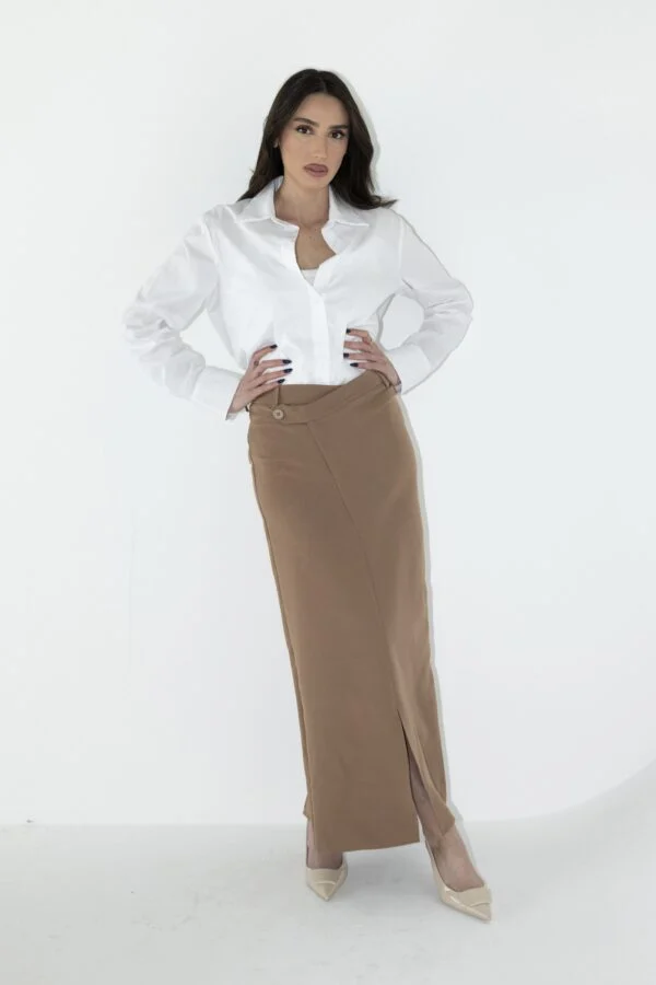 חצאית קורי חום