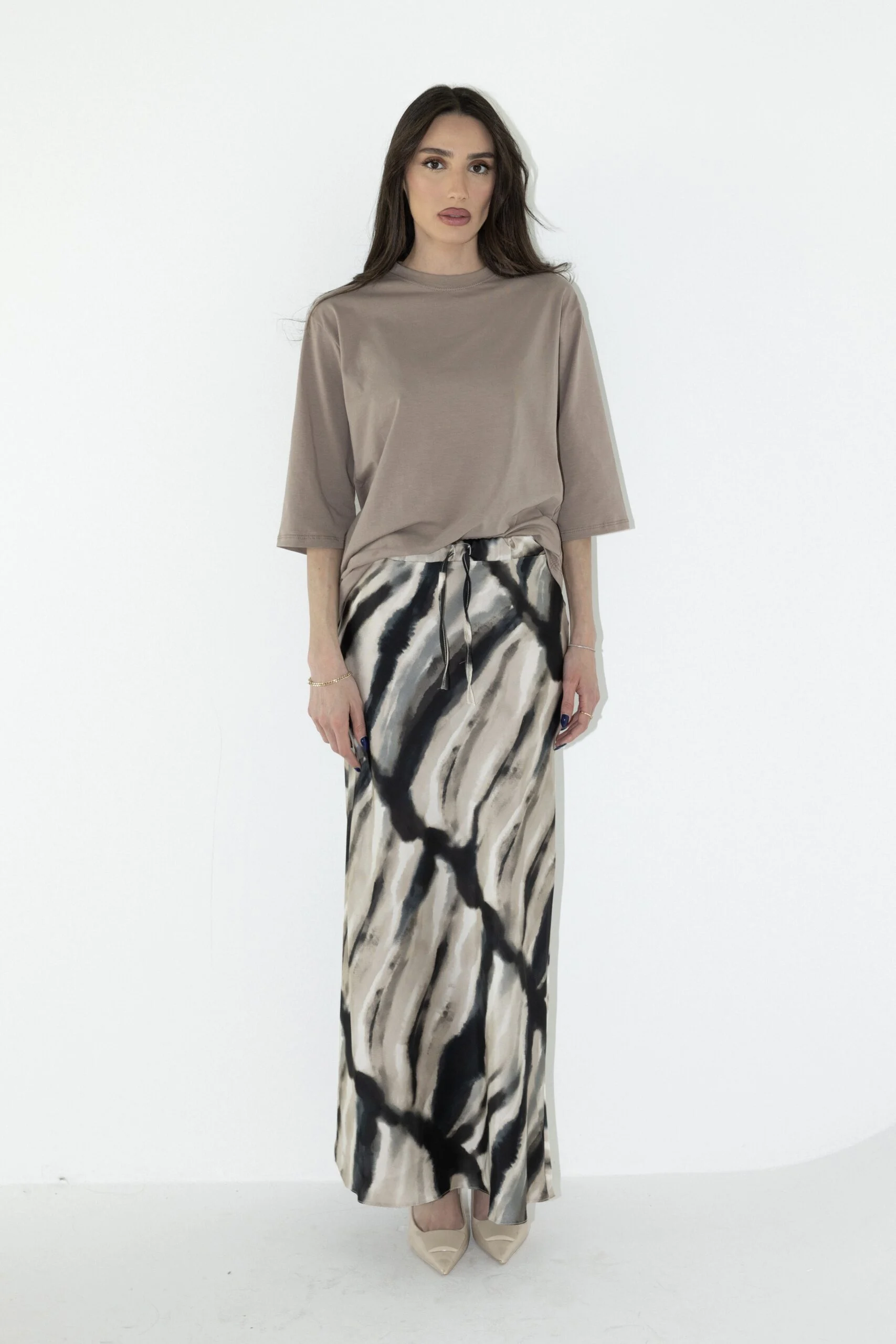 IMG_0941 Morgan Skirt - Brown Mix - Image 1