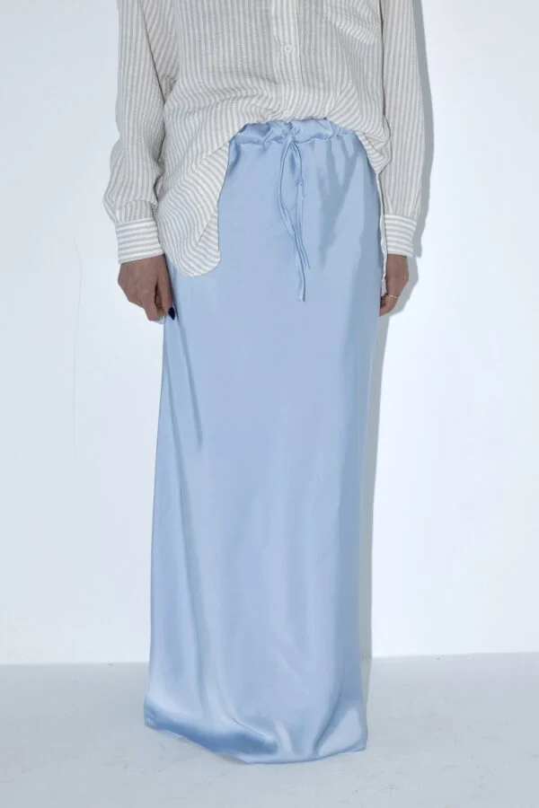 חצאית מורגן תכלת