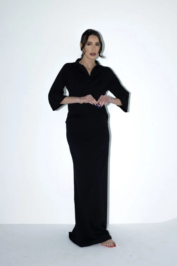 חליפת משי שחור