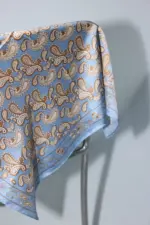 Paisley Head Covering - Teal - Image 2