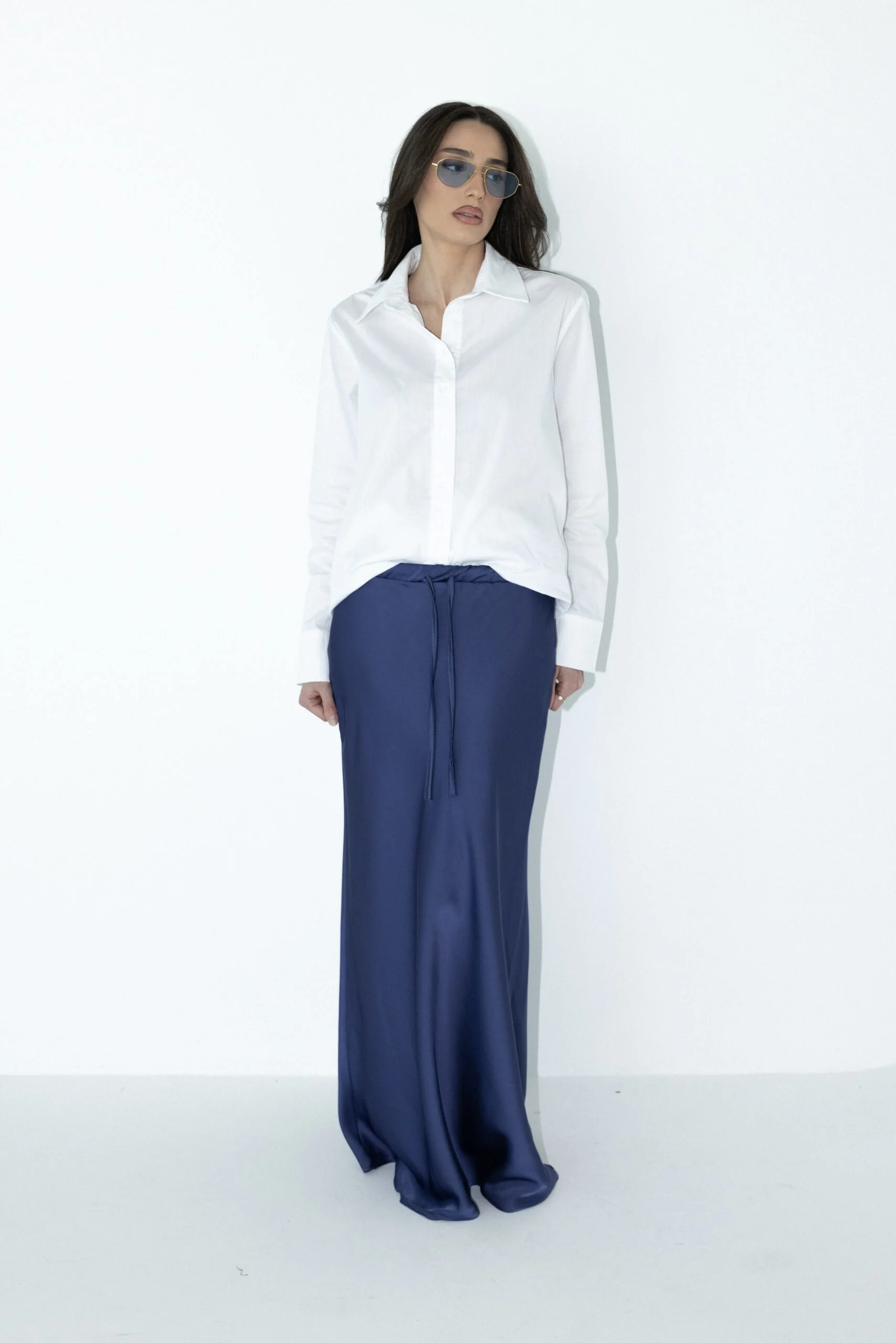 IMG_9297 Morgan Skirt - Navy Blue - Image 1
