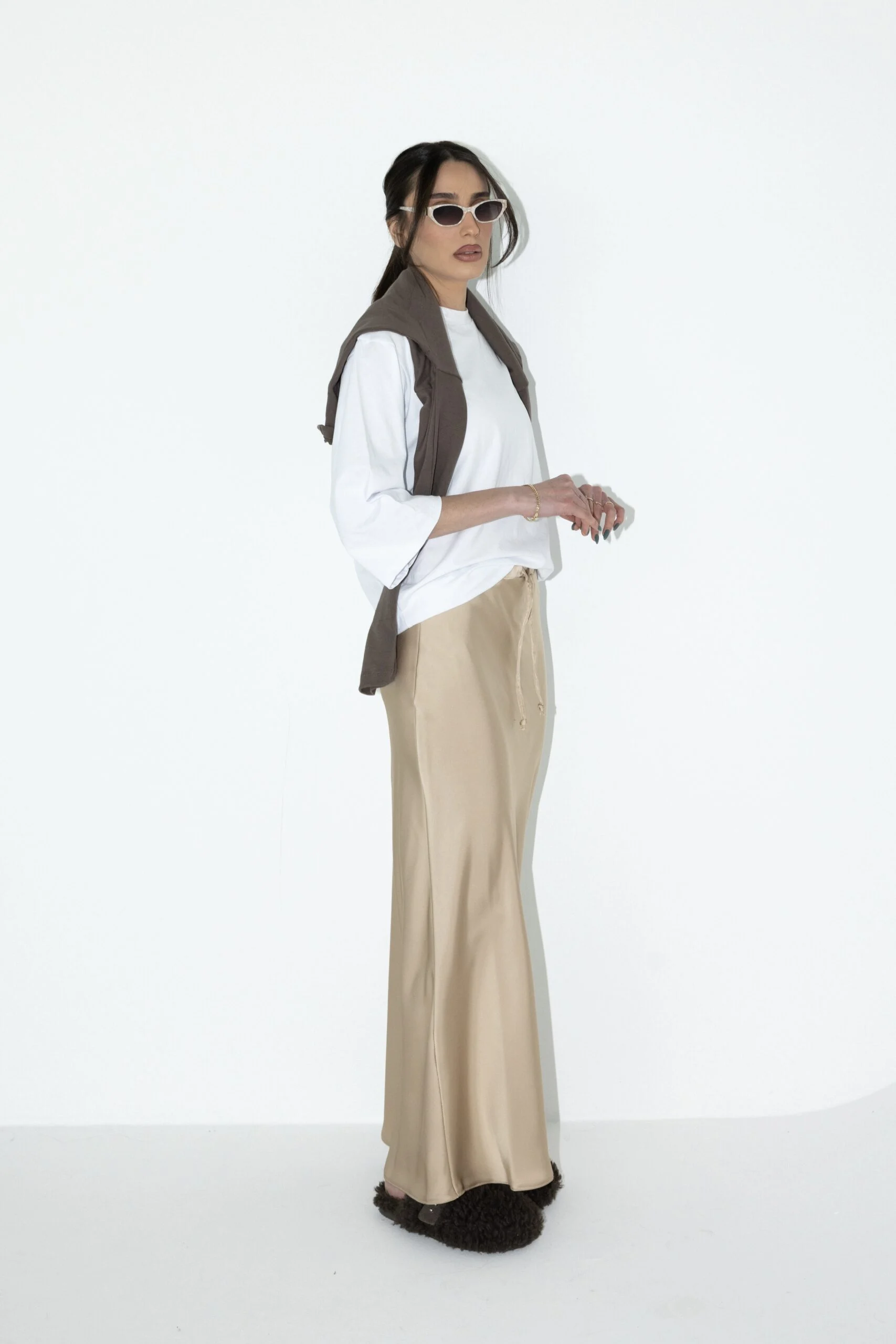 IMG_9319 Morgan Skirt - Beige - Image 1