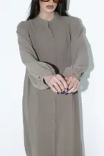 Mor Dress - Brown - Image 3