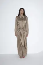 Sandy Dress - Brown - Image 2