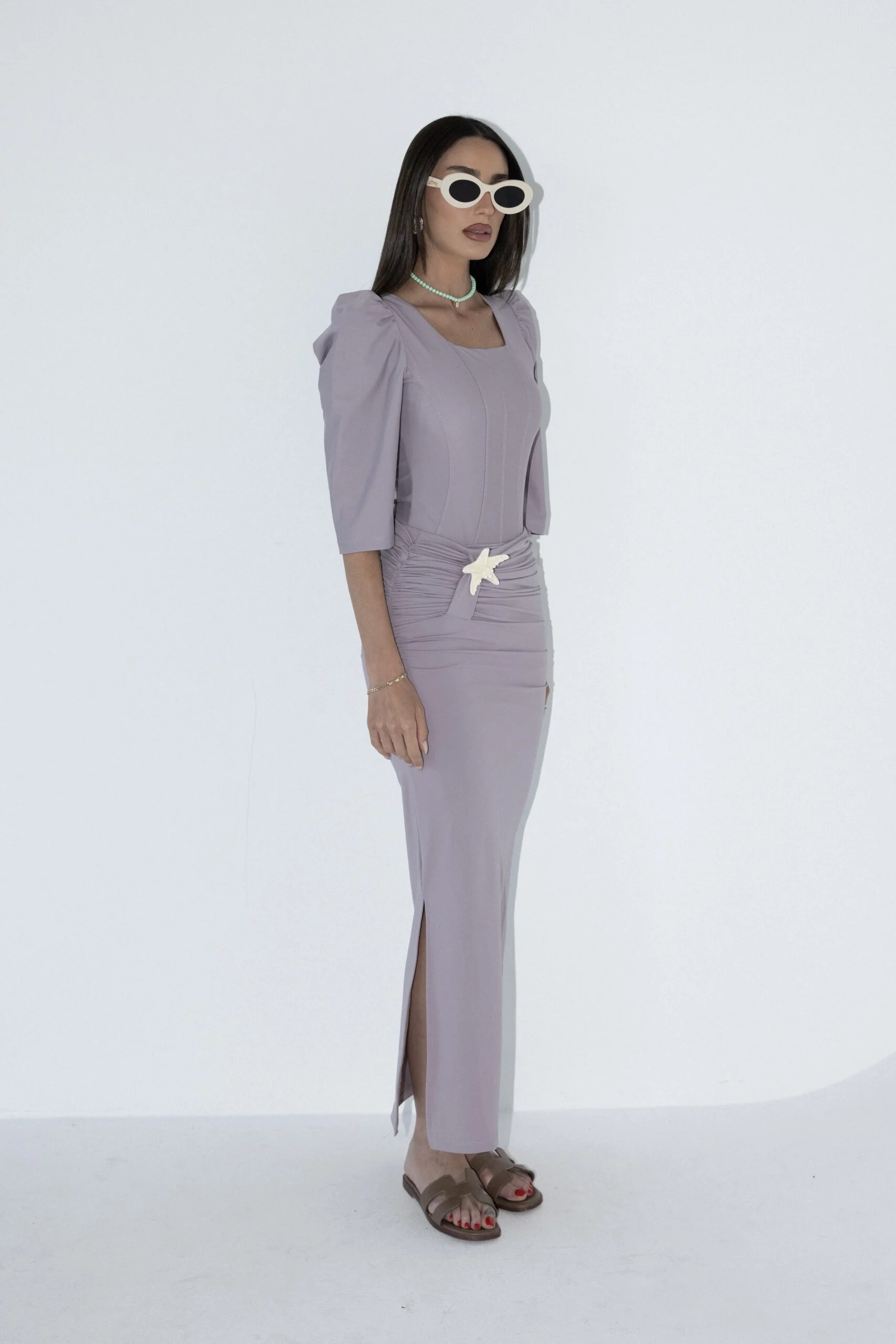 חצאית כוכב סגול_1 Star Skirt - Purple - Image 1