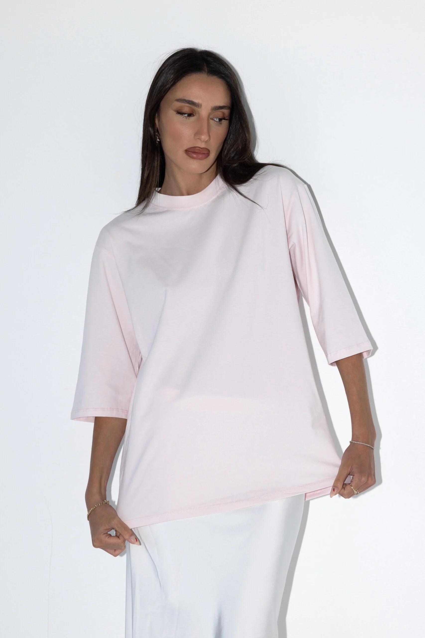 Facetune_24-07-2025-11-03-19 Nova T-Shirt - Baby Pink - Image 1