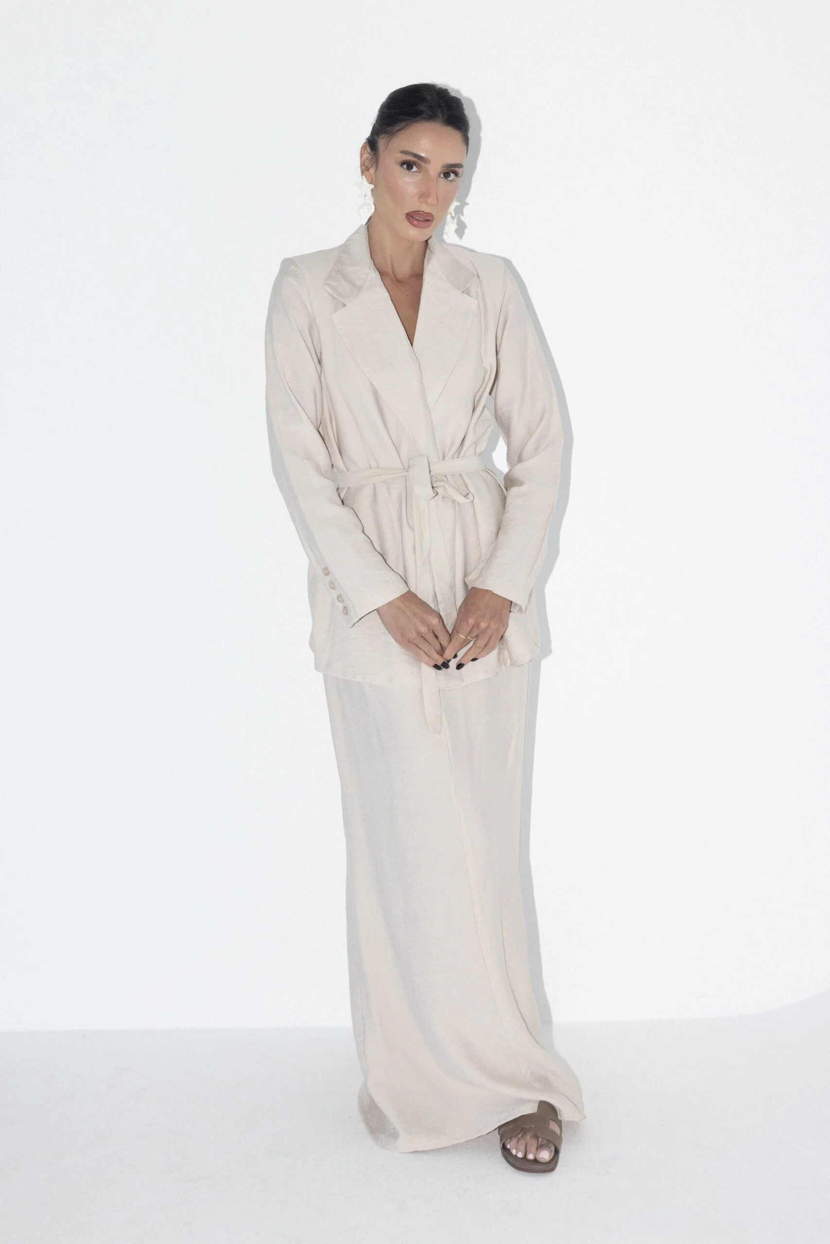 חליפת פגי קרם_2 Peggy Suit - Cream - Image 1