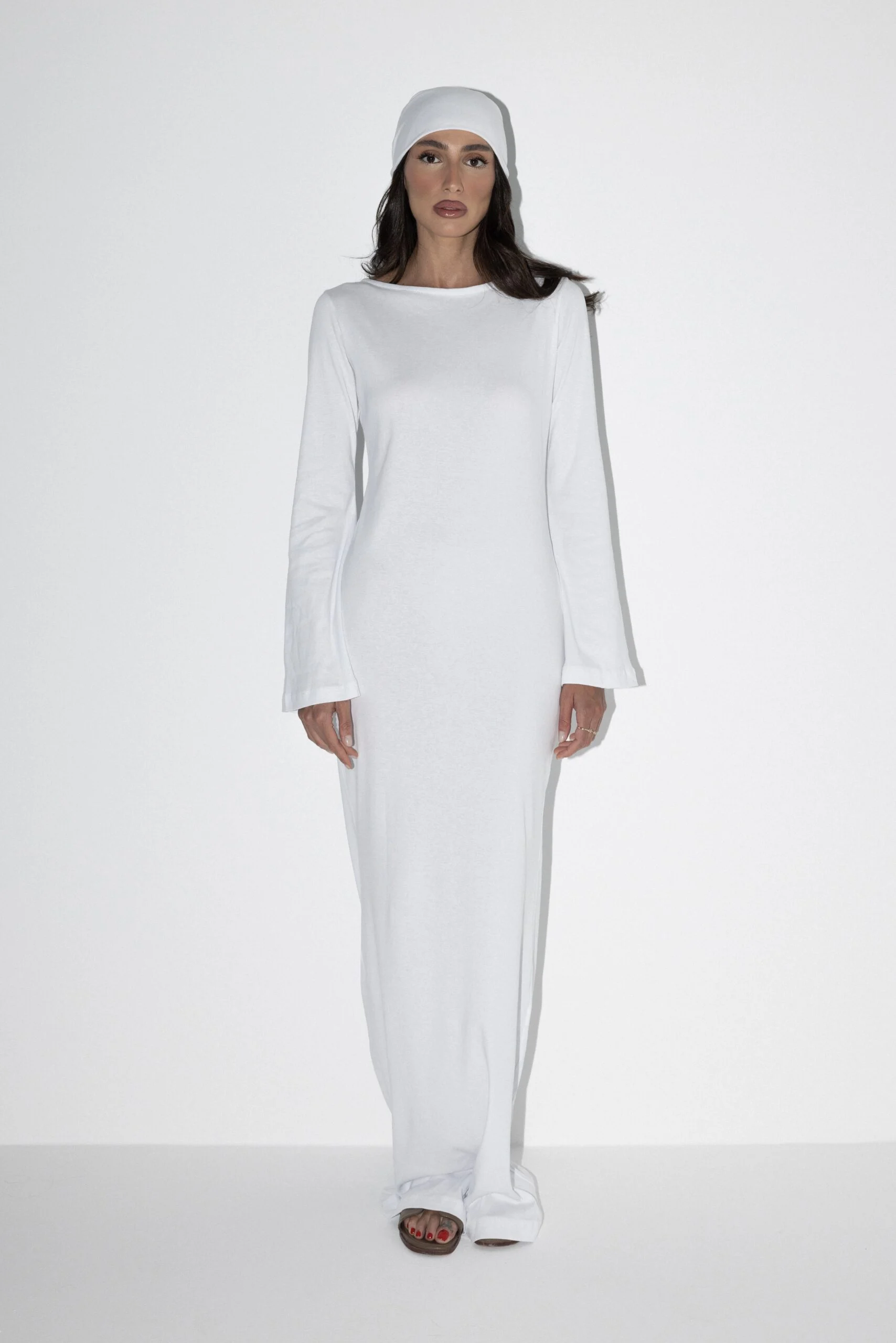 שמלת שילה לבן_1 Shila Dress - White - Image 1