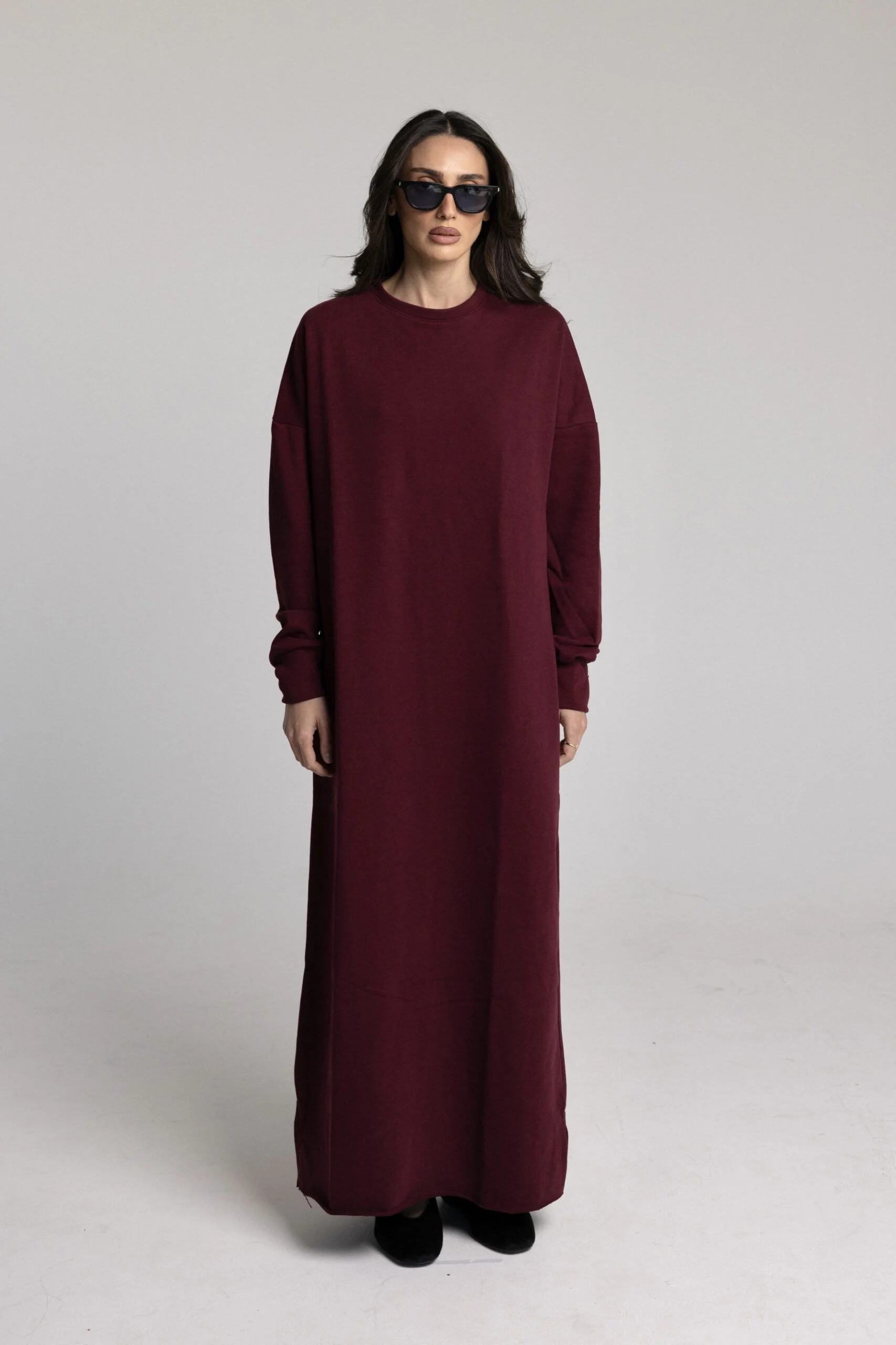 IMG_1299 Tommy Dress - Burgundy - Image 1