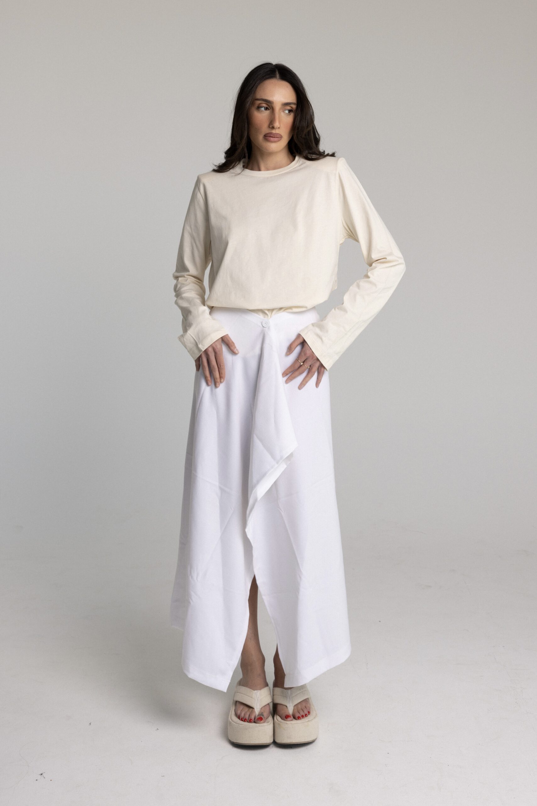 חצאית נילו לבן_3