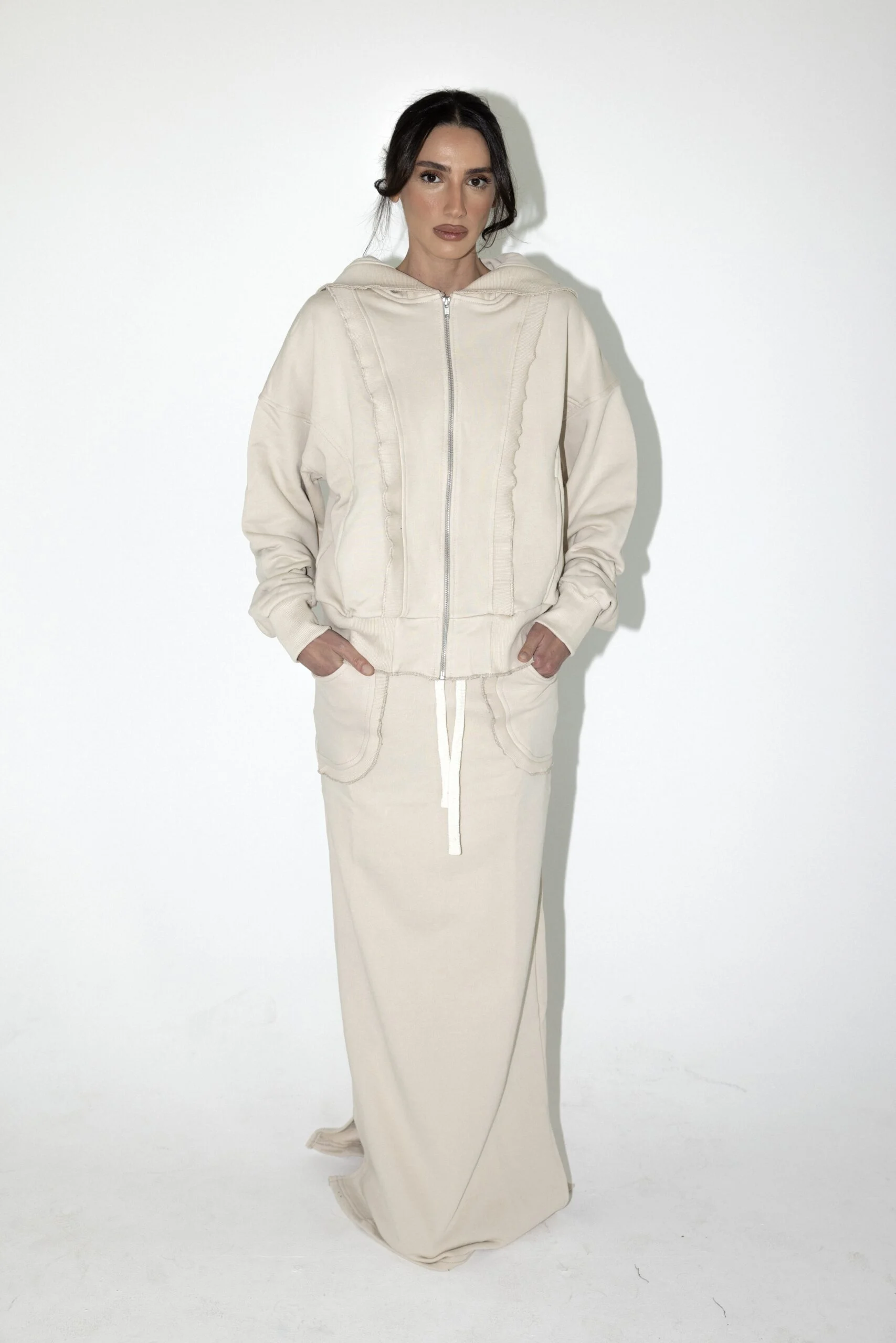 חליפת מייק קרם_1 Mike Suit - Cream - Image 1