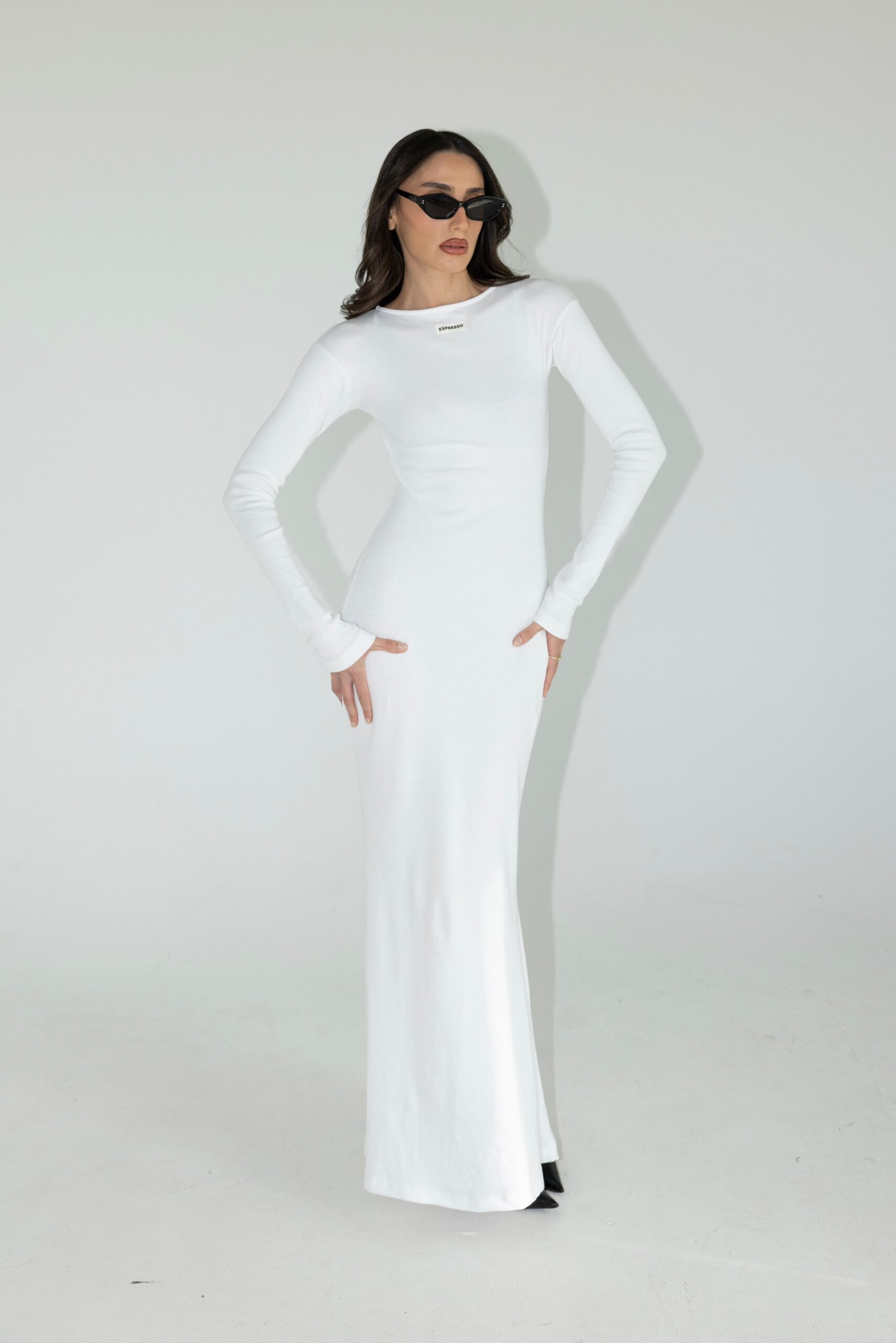 שמלת רנדי לבן_1