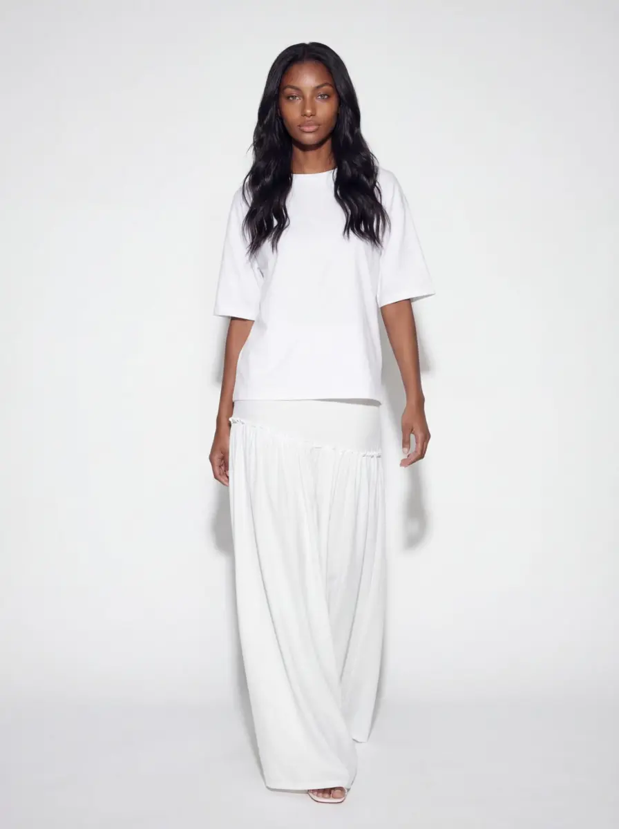 חליפה אלכסונית לבן (2) Diagonal Suit - White - Image 1